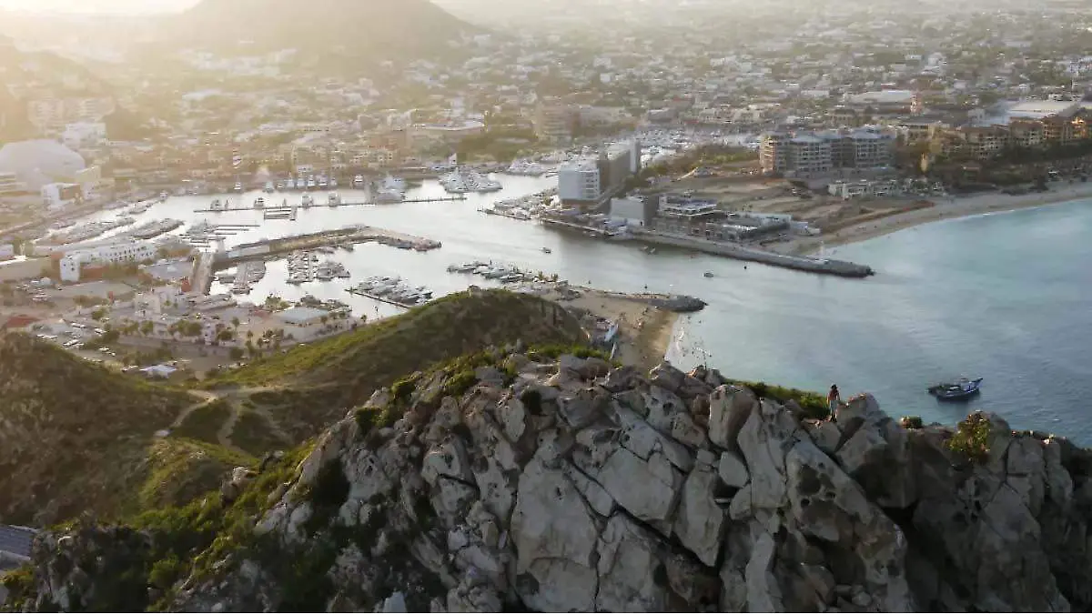 Vista aérea de Cabo San Lucas